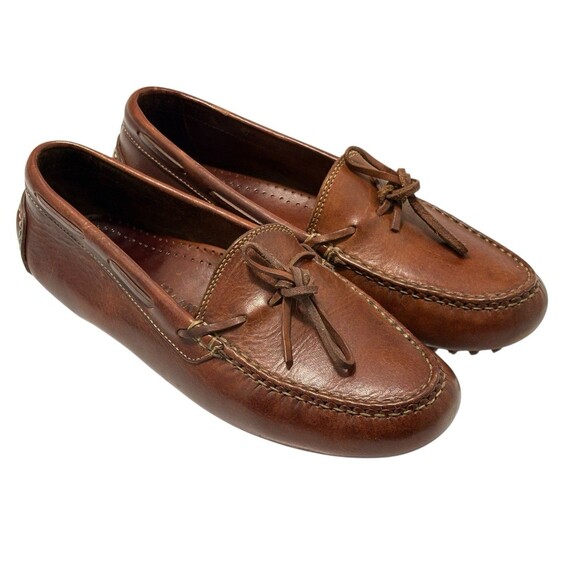 Cole Haan Mens 8.5 M Gunnison Driver Driving Shoes Loafers Brown Leather main image 4